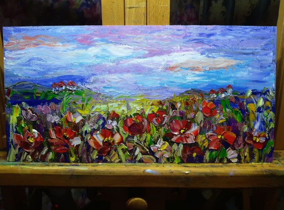 Painting маслом Картина маслом 20х40см