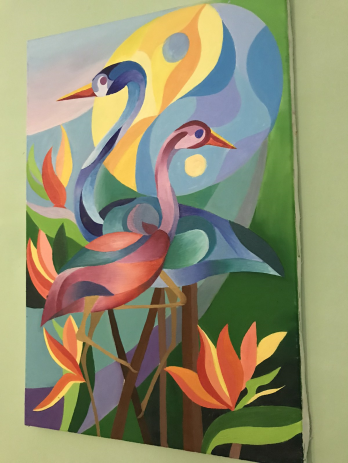 Painting маслом Інь І Янь