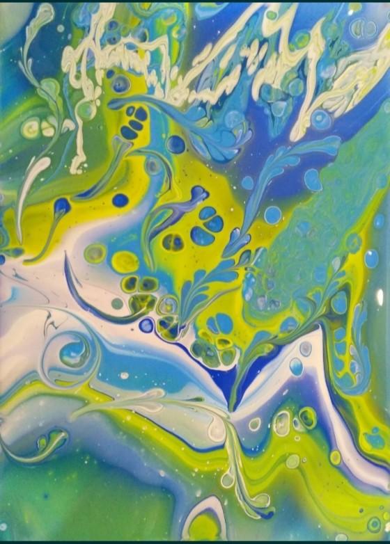 Painting акрилом Акриловая