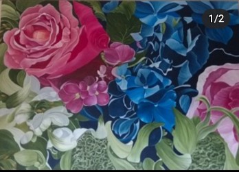 Painting в смешанной технике Букет