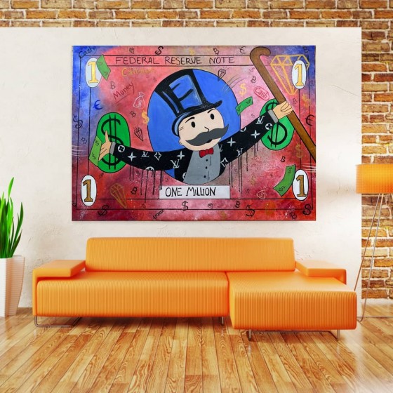 Painting акрилом Монополия-Миллион