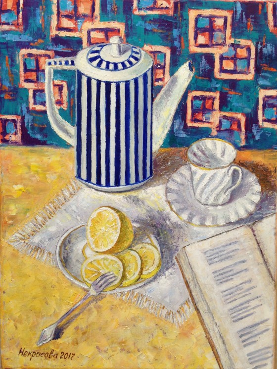 Painting маслом Завтрак