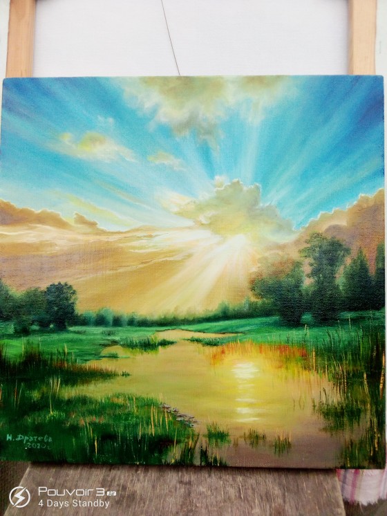 Painting маслом Путь в неизвестность