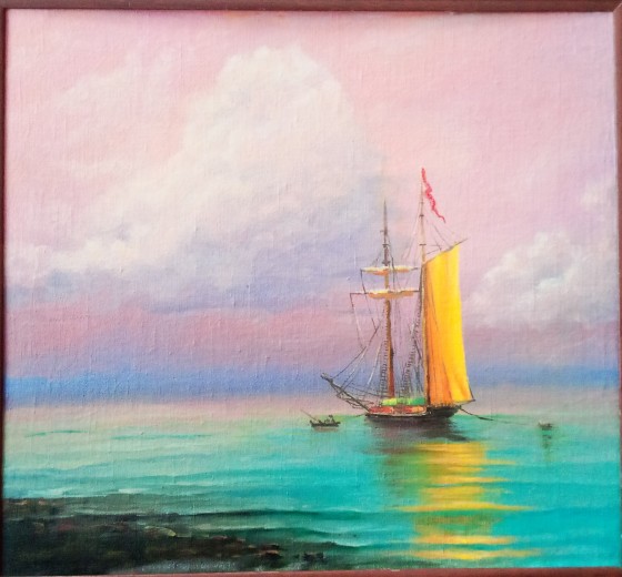 Painting маслом Утро