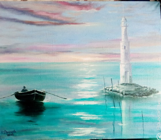 Painting маслом Маяк