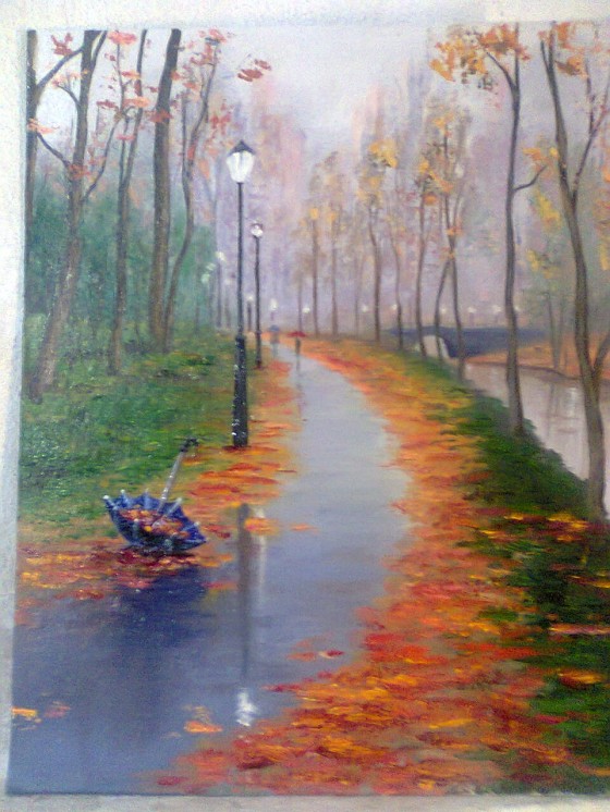 Painting маслом Осень