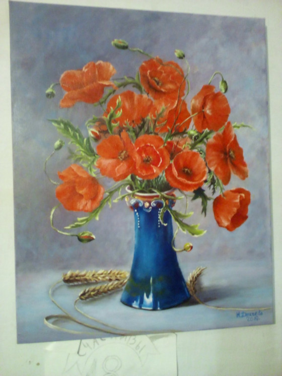 Painting маслом Маки