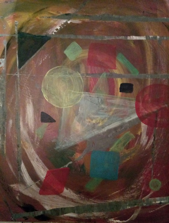 Painting акрилом Геометрия