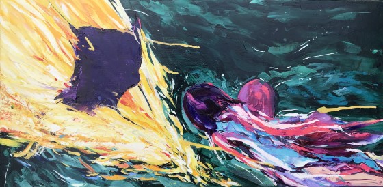 Painting маслом Конкуренция