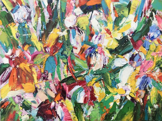 Painting маслом Осенний блюз