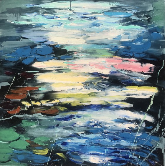 Painting маслом Лунный свет
