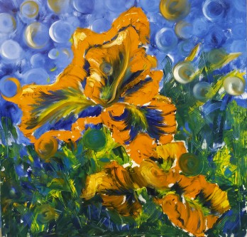 Painting маслом Півники