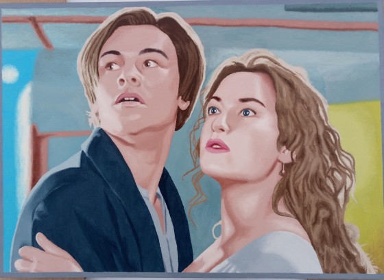 Painting маслом Джек и Роза