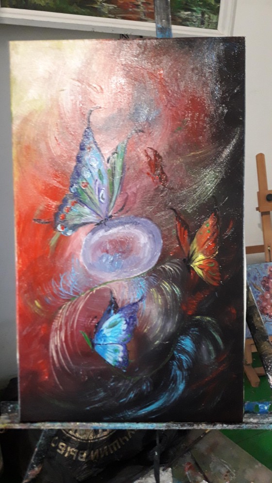 Painting маслом Абстракция 