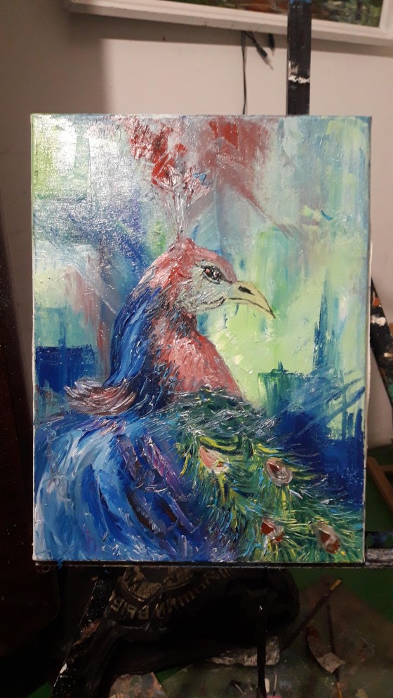 Painting маслом Красивая картина  