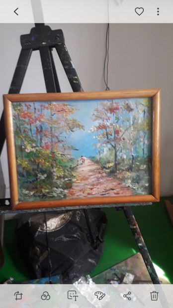 Painting маслом Осень 