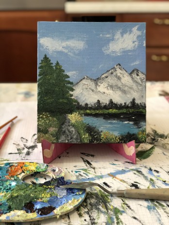 Painting маслом Природа 