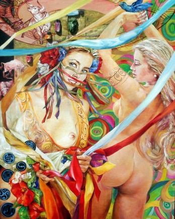 Painting маслом "Від минулого у майбутнє"