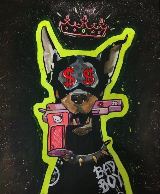 Painting акрилом Bad Boy
