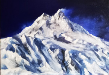 Painting маслом Картина "Гора Манаслу" / гори Гімалаї