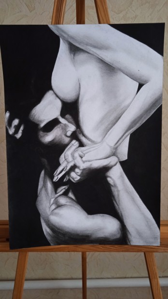 Painting карандашом Нежность