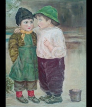 Painting маслом Дети