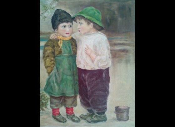 Painting маслом Дети