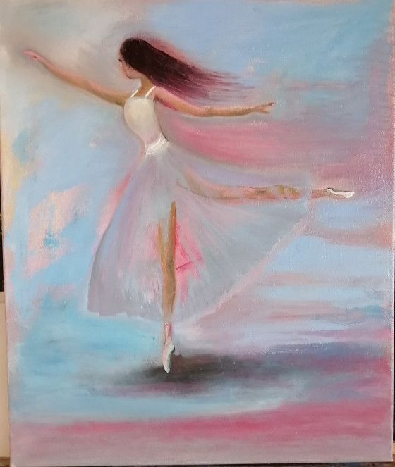 Painting маслом Эсмиральда