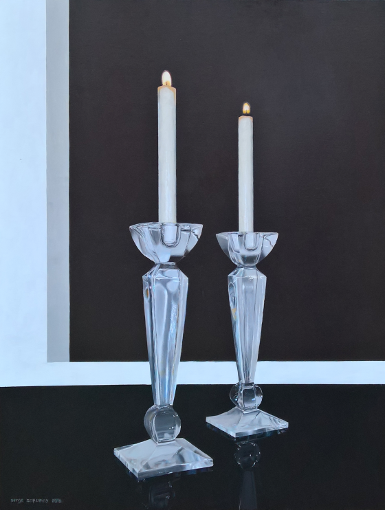 Painting маслом Two Candles