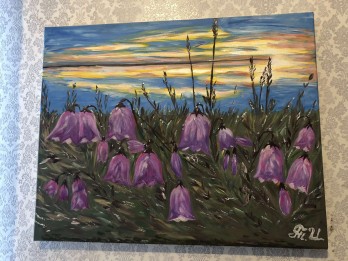 Painting акрилом Дзвіночки