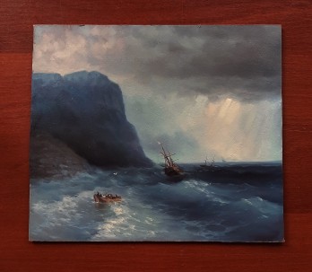 Painting акрилом По мотивам творчества Айвазовского