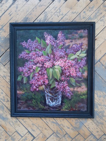 Painting акрилом Сирень