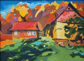 Painting маслом Тепла осінь