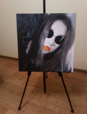 Painting акрилом Эффект 