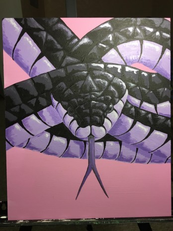 Painting акрилом «Страх»