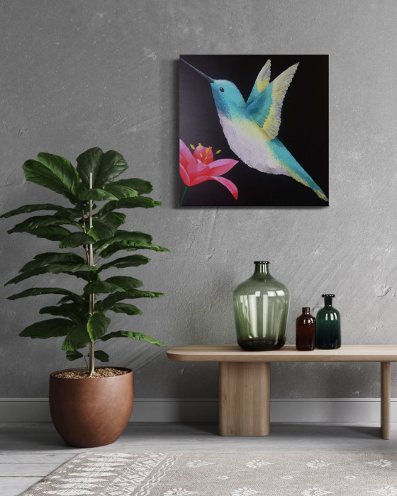 Painting акрилом «Взмах крыла»