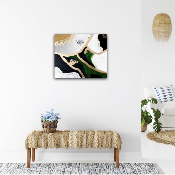 Painting акрилом Outgoing Gold