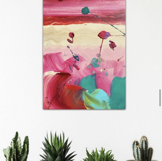 Painting акрилом Abstraction Doe