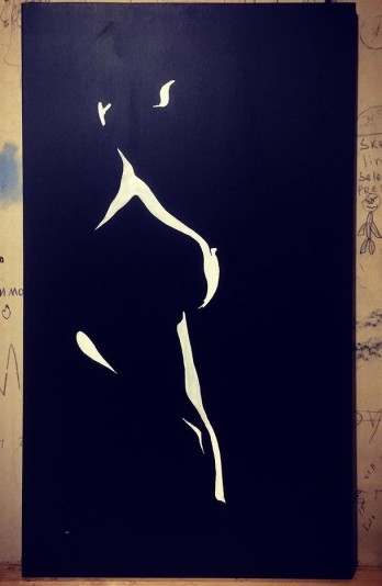 Painting акрилом Figure