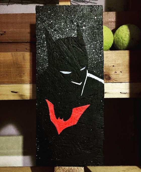 Painting акрилом Batman