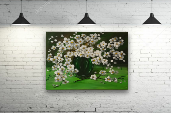 Painting акрилом Орхидеи