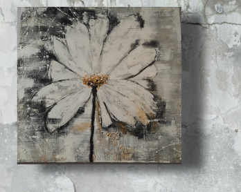 Painting акрилом Цветок