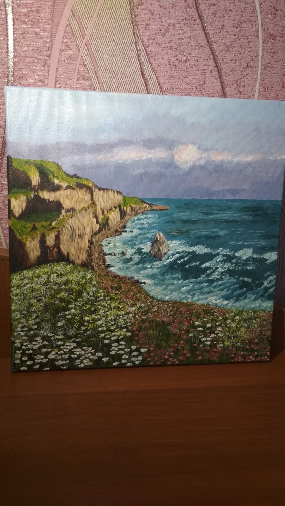 Painting акрилом Крым