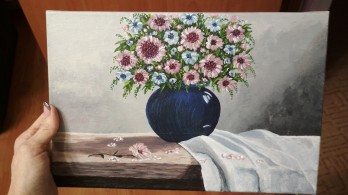 Painting акрилом Букет