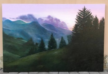 Painting маслом Магія гір