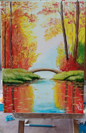 Painting маслом Золото природы