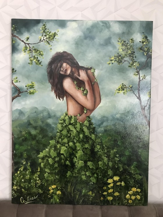 Painting маслом Земля