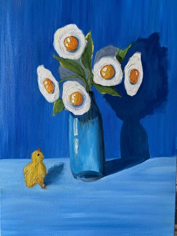 Painting маслом Eggs