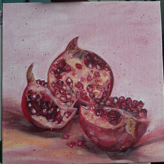 Painting маслом Гранат