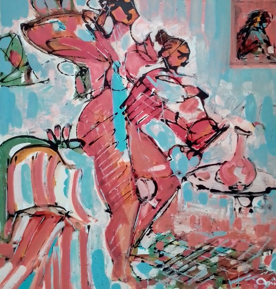 Painting маслом "Не сама"